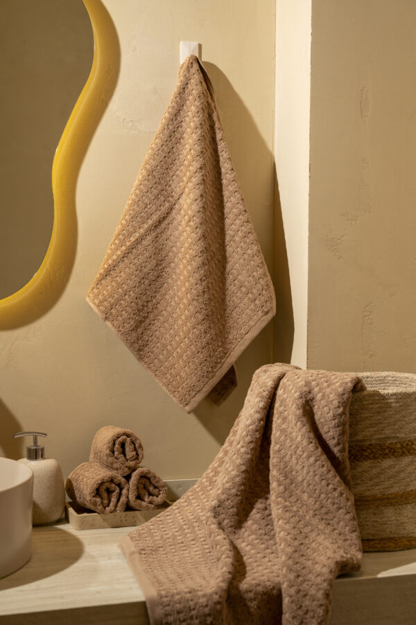 Brown Waffle Towel