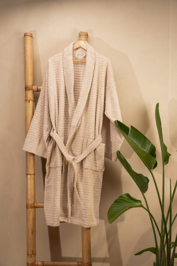 Bathrobe Beige Waffle